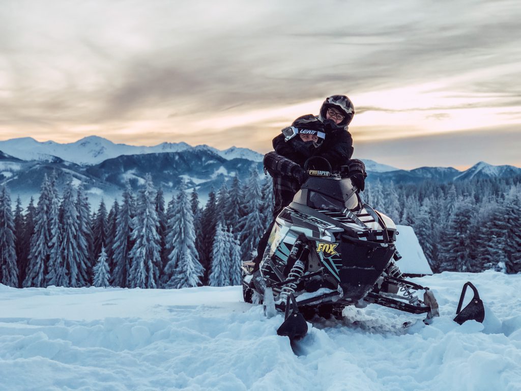 Przejażdżki po górach skuterem