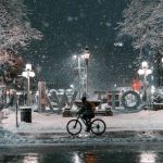 rowerem w mroźne dni